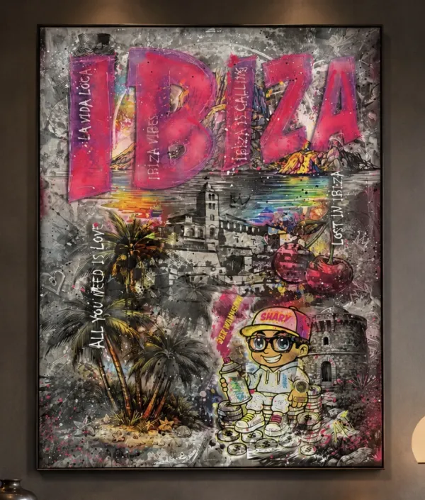 Pop Art NEON SOUL OF IBIZA