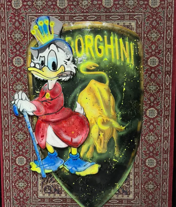 Pop Art Orient Lambo Teppich